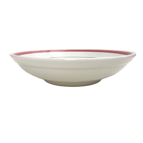 Primula Diplotaxis Muralis Serving Pasta Bowl Yellow Flower Italy Floral White - Picture 5 of 10